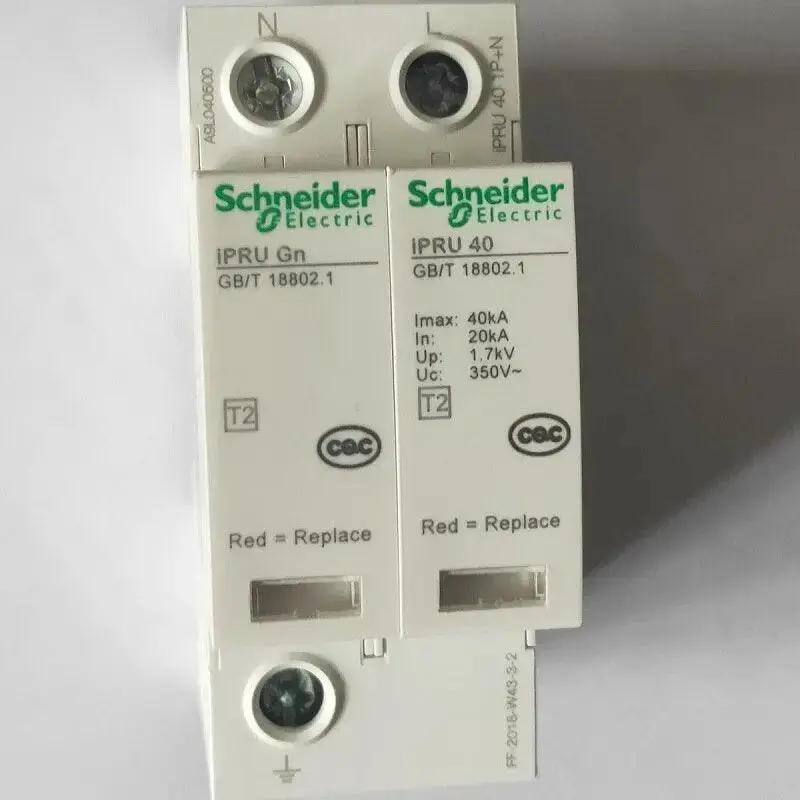 Schneider-  Pluggable Surge Protector Ipru| Type Ii/ 1P+N 10Ka-120Ka Optional 1