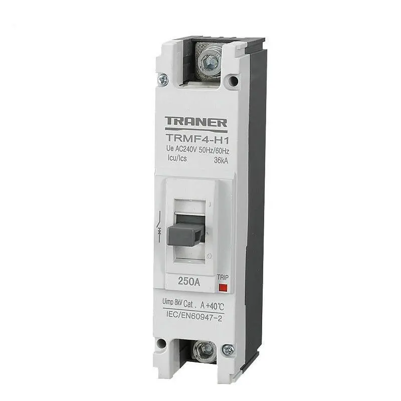 Single Pole Mccb Thermal Adjustable Trmf4-250 230V/36Ka 1P 15-125A Mould Case Circuit Breaker 1