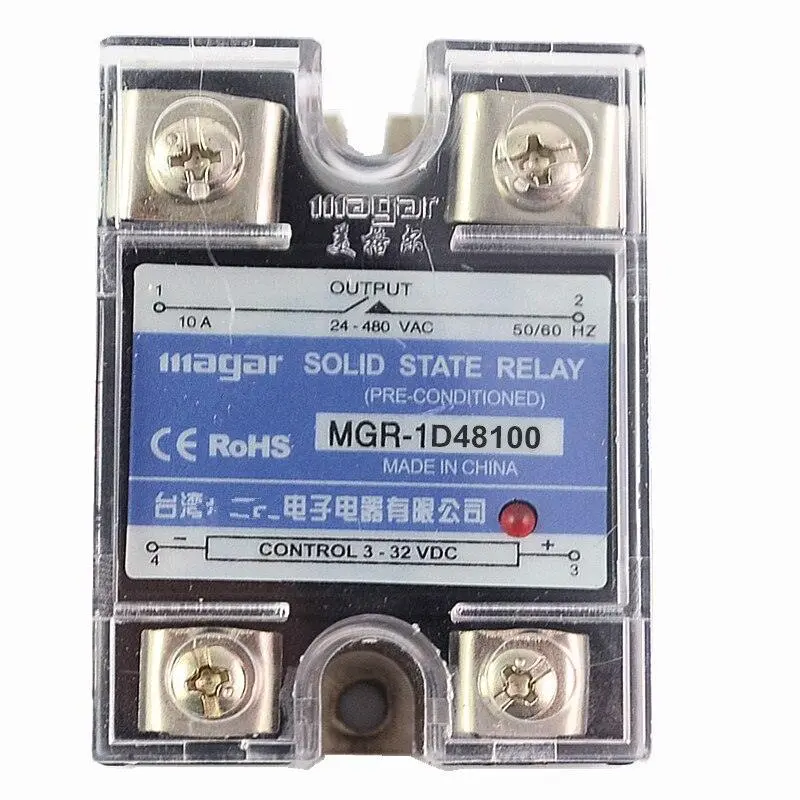 Solid State Relay Mgr-100A Da Dc-Ac Control 1