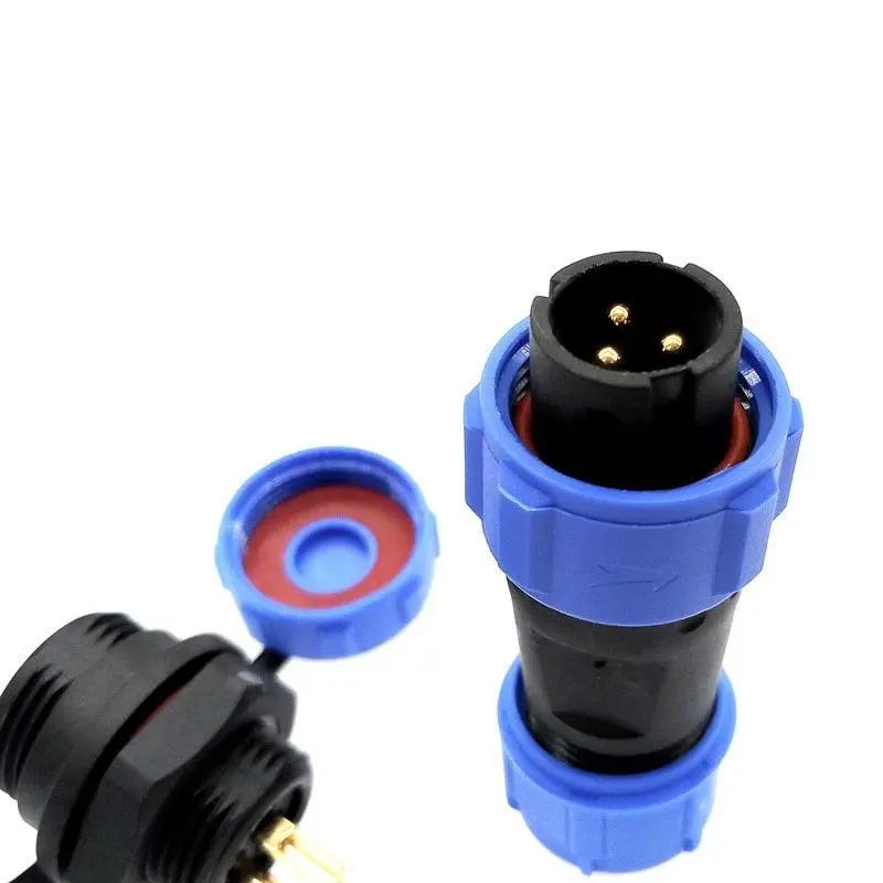 Sp1310 Sp1312 Waterproof Connector Sp13 2Pin 3Pin 4Pin 5Pin 6Pin 7Pin 9Pin Ip68 Connectors Plug And Socket 6