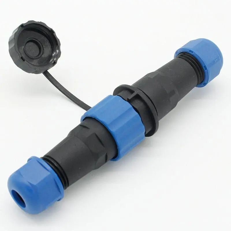 Sp16 Waterproof Docking Aviation Connector 2/3/4/5/6/7/9Pin Ip68 Power Cable Connector Male Plug And Femal Socket 1