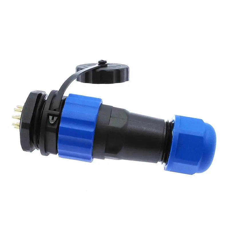 Sp20 Ip68 Waterproof Connector 1 Pin 2 Pin 3/4/5/6/7/8/9/10/12/14Pins Connectors Plug And Socket 3