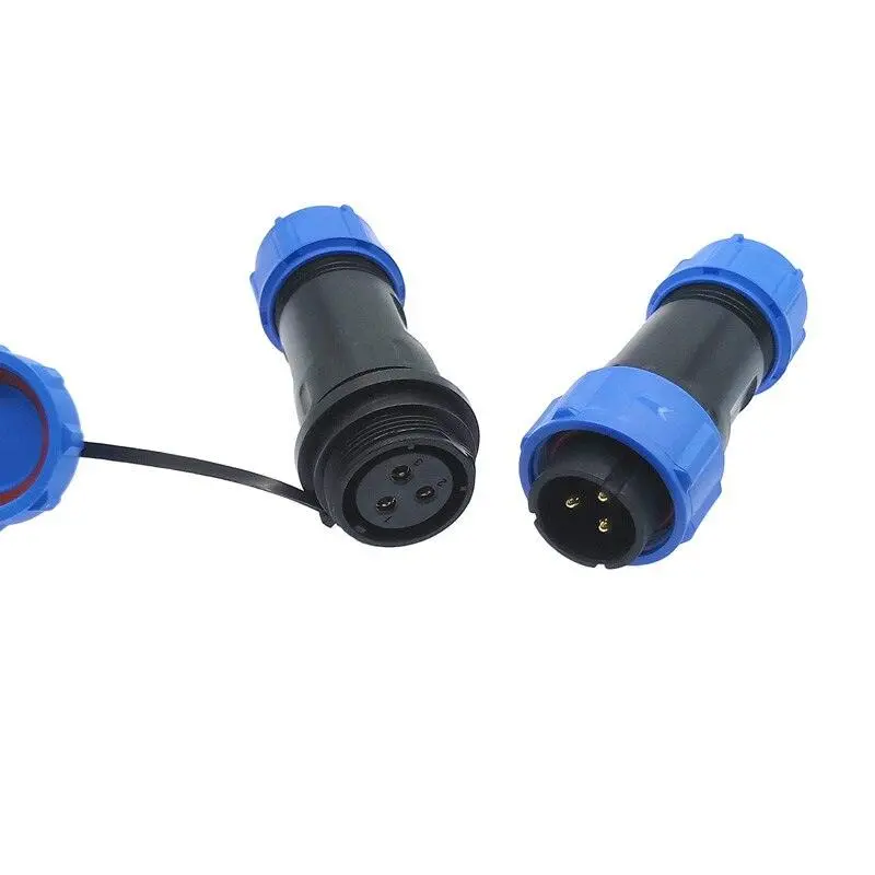 Sp2110 Sp2111 Waterproof Docking Connector 2 Pin 3Pin 4Pin 5Pin 7Pin 9Pin 12Pin Ip68 Power Cable Connector Sp21 2