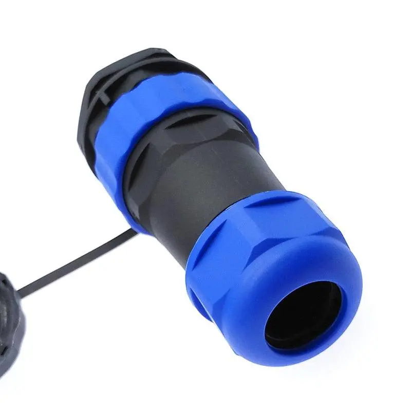 Sp28 Straight Waterproof Connector 2 Pin 3/4/5/6/7/8/9/10/12/14/16/19/22/24/26Pin Ip68 Threaded Socket 5
