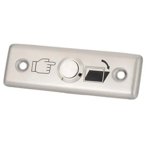 Stainless Steel 16Mm Metal Waterproof Momentary Self-Reset Doorbell Push Button Switch With Aluminium Alloy Door Release Panel 1