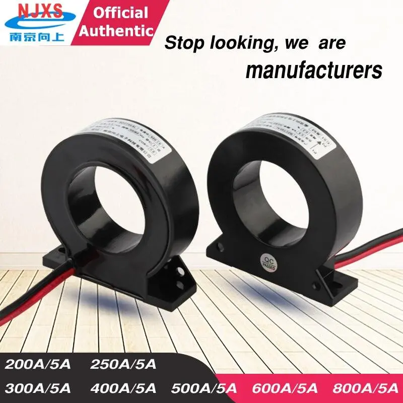 Standard Current Transformer 0.5 Class Bzct45al-800A 600A 500A 5A Ac Ct Single Phase Three Phase Sensor 1