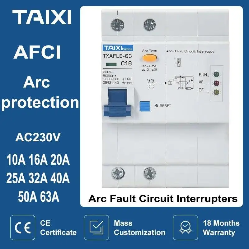 Taixi- Arc Fault Circuit Breaker Interrupte| With Bluetooth Controller 2