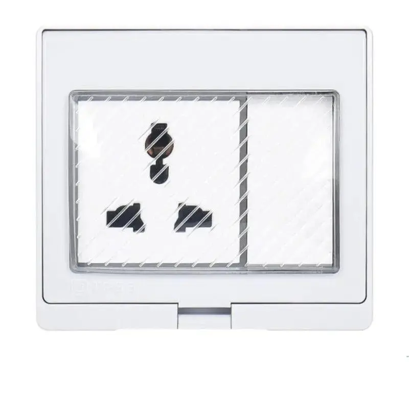 Taixi IP55 Weatherproof Socket Switch Box – Universal Plug Support (EU/AU/UK/US/FR)