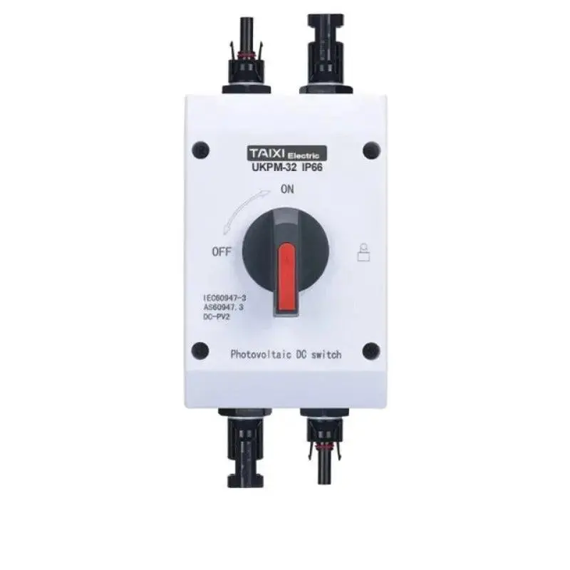 Taixi- Photovoltaic Ip66 Electrical Isolator Solar Switch|  Dc Switch 1000V 1200V 3