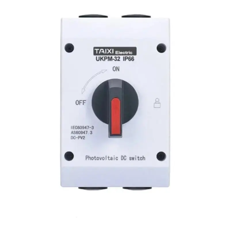 Taixi- Photovoltaic Ip66 Electrical Isolator Solar Switch| Dc Switch 1000V 1200V 2