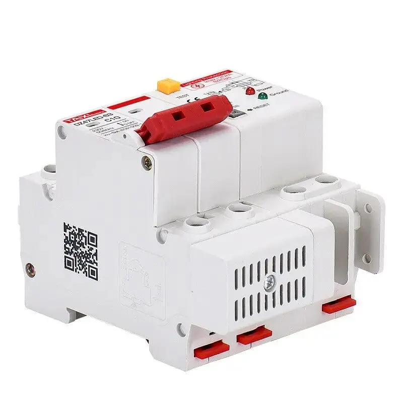 Taixi- Rccb With Lightning Protection Leakage Surge Protector/Rcbo+Spd 2