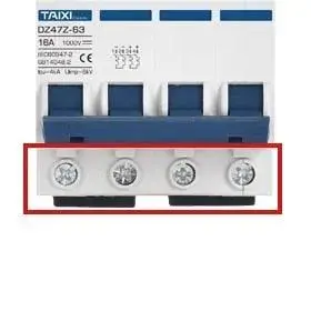 Taixi- Solar Photovoltaic Dc Circuit Breaker Mcb 4P/1000V 3