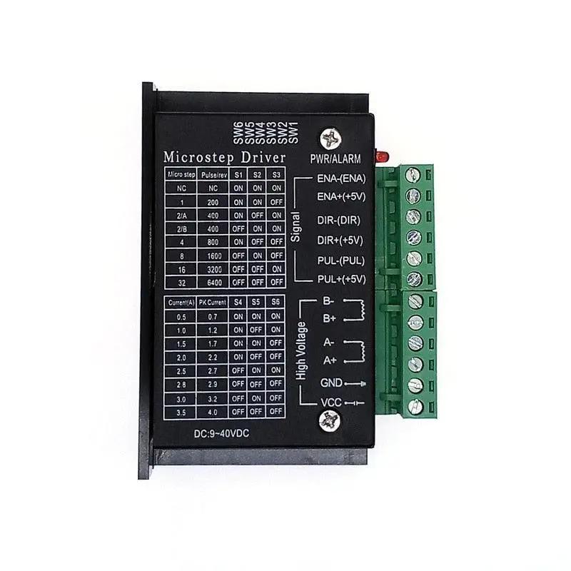 Tb6600 Stepper Driver Step Nema 17/23 Driver 42/57/86 32 Segments Upgraded 4.0A 42Vdc 1