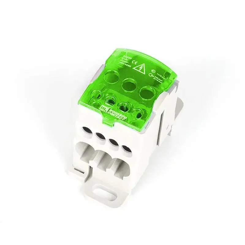 Terminal Block Ukk80a Electric Wire Connector 1 In Many Out Din Rail Distribution Wiring Accessories Blue Yellow Green Red 3