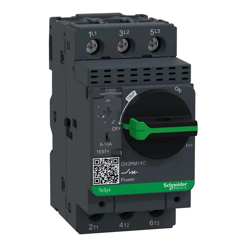 Tesys Deca Motor Thermal Magnetic Circuit Breaker Gv2pm14c 1