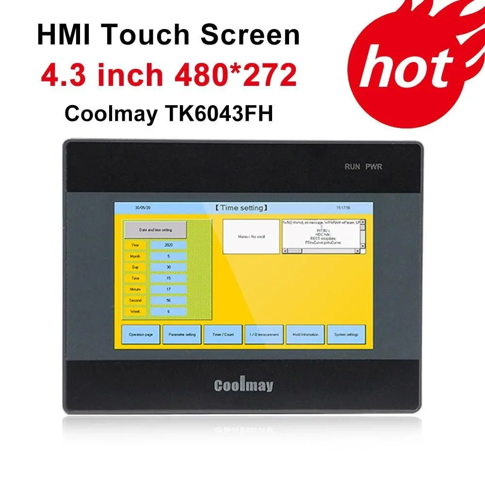 Tk6043fh Hmi Touch Screen 4.3 Inch Lcd Panel 480*272 Resolution Industrial Control 1