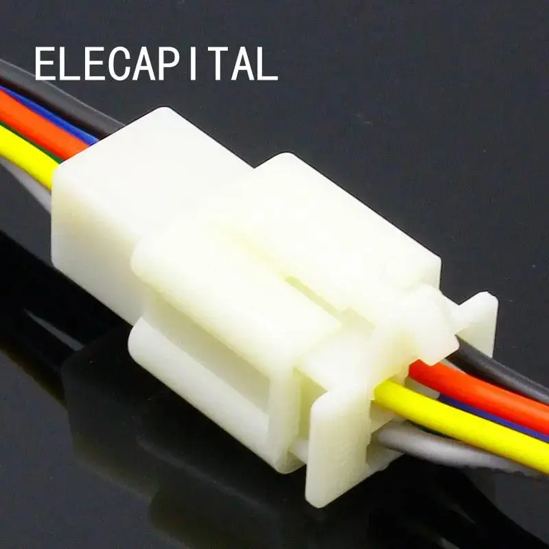 1 Kit 6 Pin Way Electrical Wire Connector Plug Set Auto Connectors With Cable/Total Length 21Cm 1