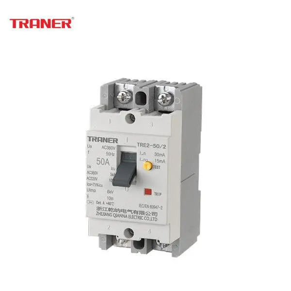 Traner Din-Rail Type Elcb Tre2-2 Series 1