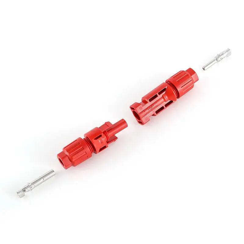 Tüv Ip68 Dc Solar Red Connector 1000V30a Pv Panel Stecker Connectors Kit 4