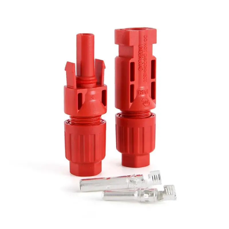 Tüv Ip68 Dc Solar Red Connector 1000V30a Pv Panel Stecker Connectors Kit 5