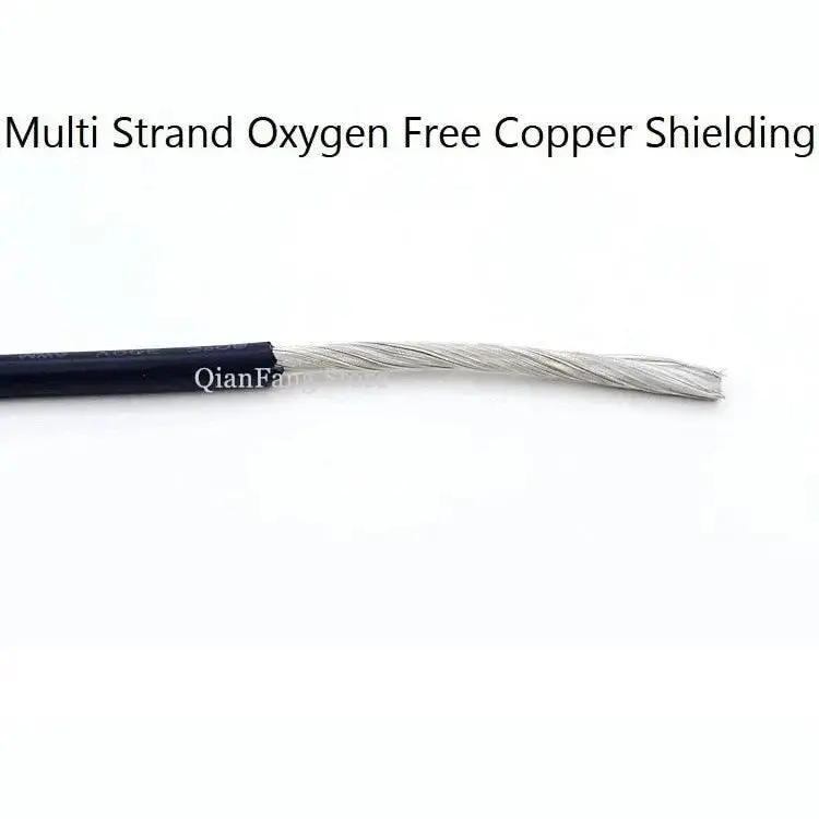 Ul1533- 2/5/10M Shielded Wire Signal Cable| 28, 26, 24Awg/Black,Gray Optional 3