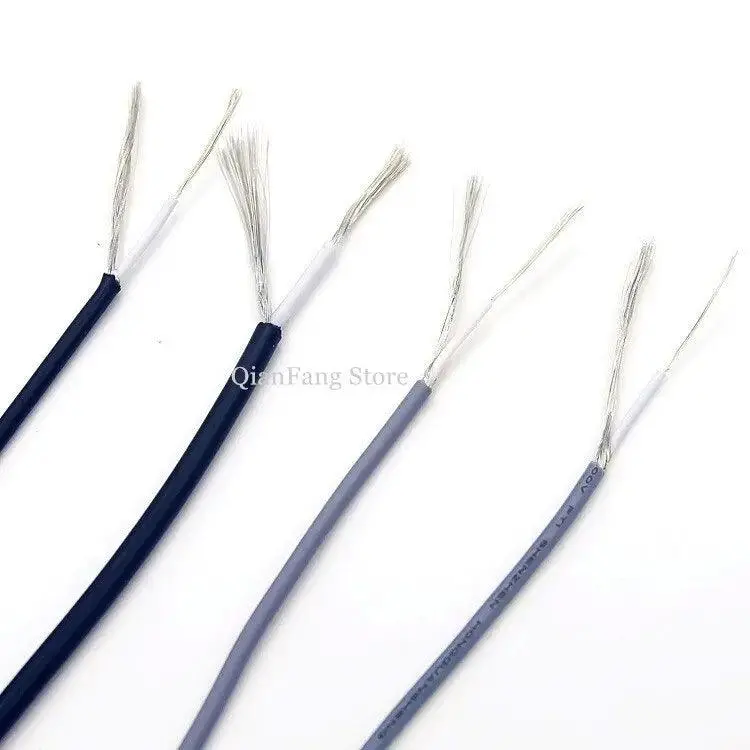 Ul1533- 2/5/10M Shielded Wire Signal Cable| 28, 26, 24Awg/Black,Gray Optional 8