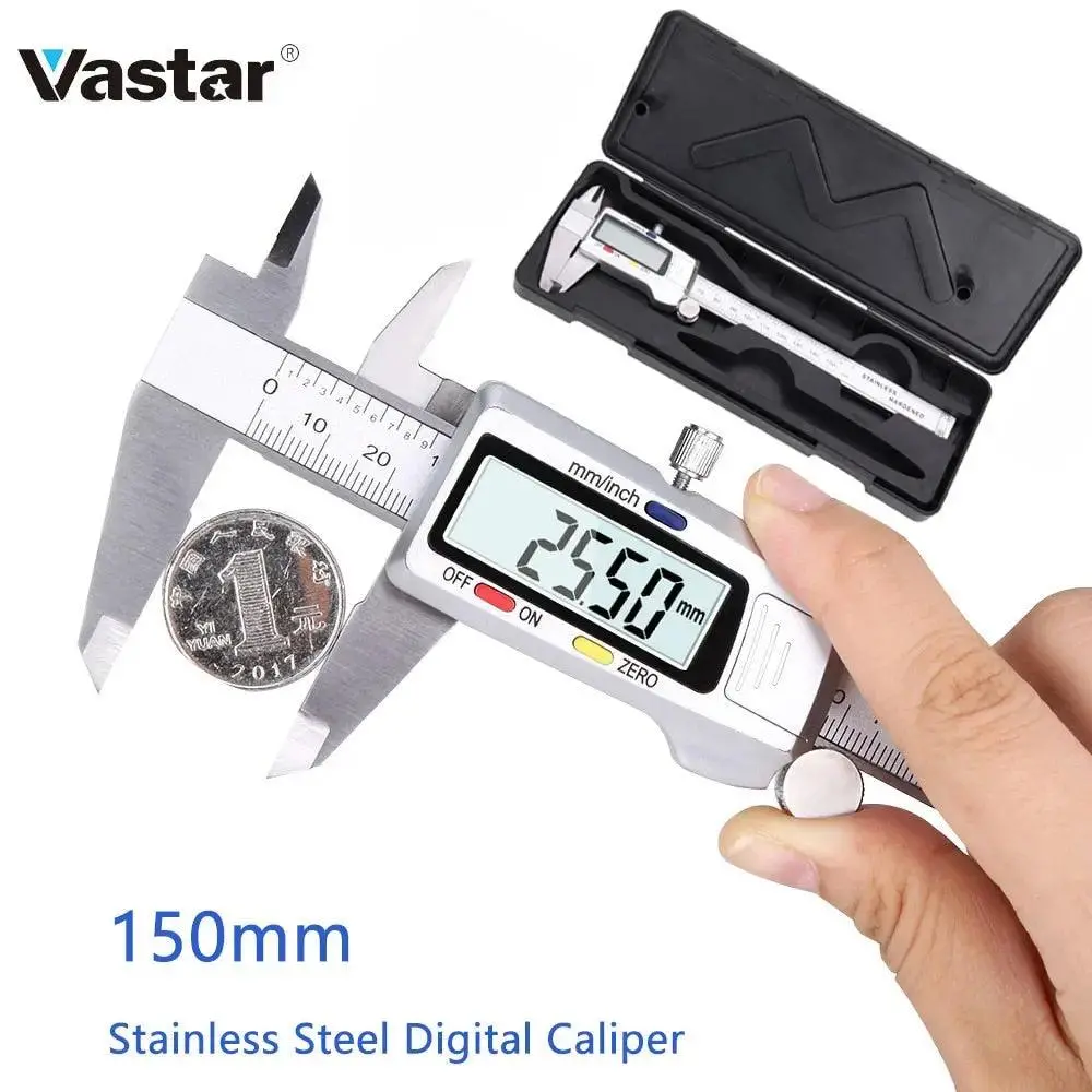 Vastar- 150Mm Vernier Calipers Measuring Tool| Stainless Steel 1