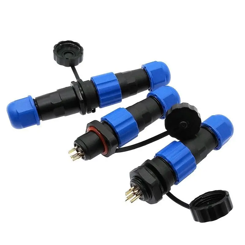 Waterproof Connector Ip68 Sp13 2 Pin 3Pin 4Pin 5Pin 6Pin 7Pin Cable Connectors Plug And Socket 1