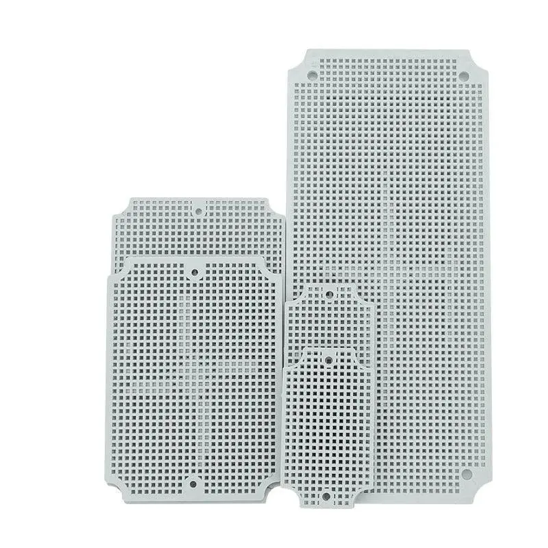 Waterproof Junction Box Base Plate Abs Honeycomb Mounting Base Plate Outdoor Monitoring Waterproof Box Fixed Base Plate Ip67 1