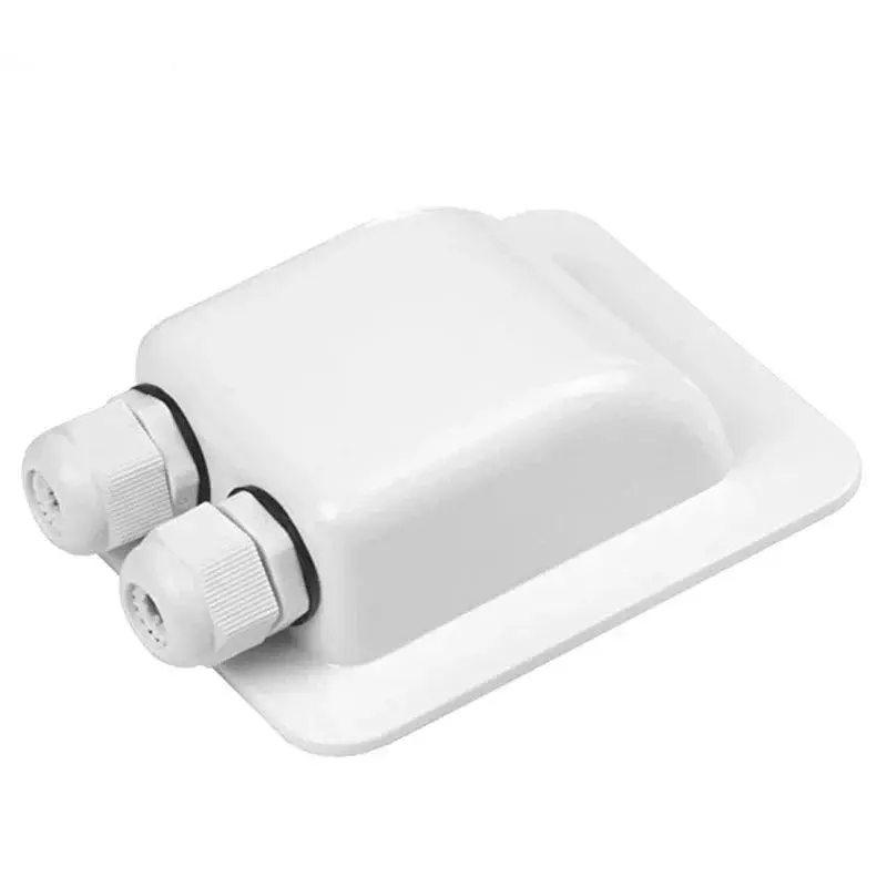 Waterproof Uv-Resistant Abs Solar Double Entry For Cable Wire 6Mm To 12Mm For Rv Roof  Boat 1