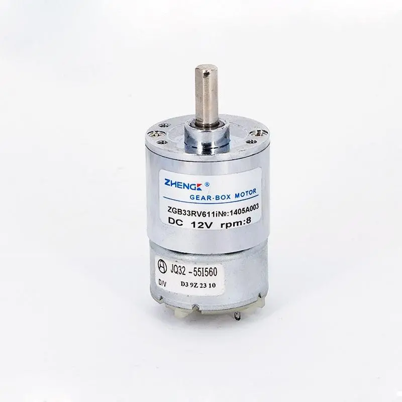 Zhengke Zgb33rv 33Mm 12V Dc Gear Motor 8Rpm Powerful High Torque Gear Box 1