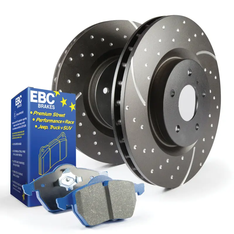 Ebc Sport Brake Kit: Bluestuff Pads + Gd Drilled & Slotted Rotors 1