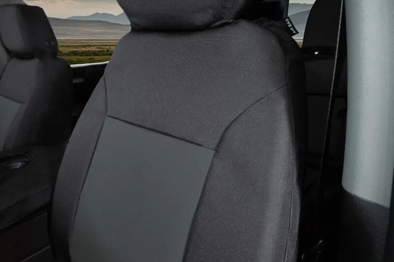 Covercraft Endura Precisionfit Seat Covers For 2019–2024 Dodge Ram – Front Row, Black/Charcoal 1