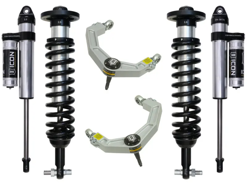 Icon Stage 3 Billet Uca Suspension System For 2015+ Ford F-150 4Wd – Adjustable 0–2.63In Lift 1