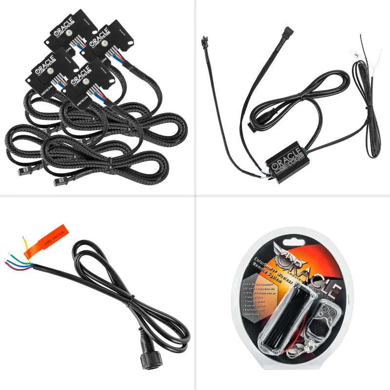 Oracle Colorshift Rgb+W Drl Headlight Upgrade Kit For Jeep Wrangler Jl & Gladiator Jt 1