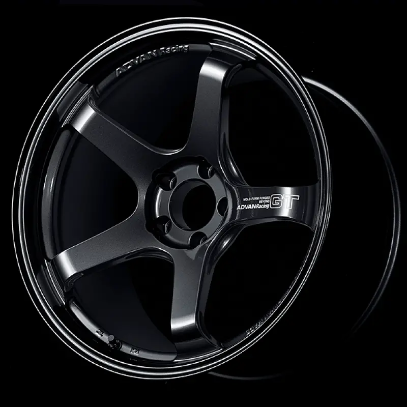 Advan Gt Beyond Forged Alloy Wheel – 18X9.5", +12Mm Offset, 5X114.3 Bolt Pattern, Titanium Black Finish 1
