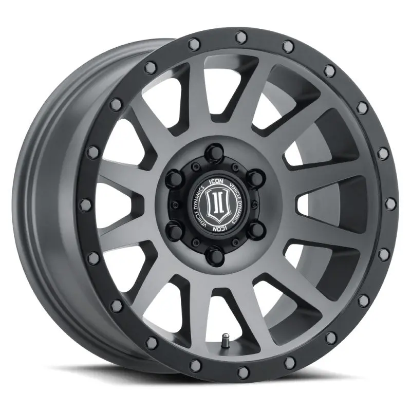 Icon Titanium Forged Wheel: 17X8.5 Inches, 6X135 Bolt Pattern, 6Mm Offset, 5-Inch Backspace, 87.1Mm Hub Bore 1