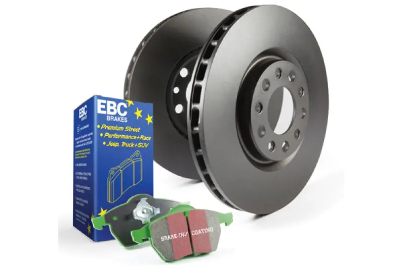 Ebc Greenstuff Brake Pad & Rk Rotor Kit – Performance Street Replacement Set 1