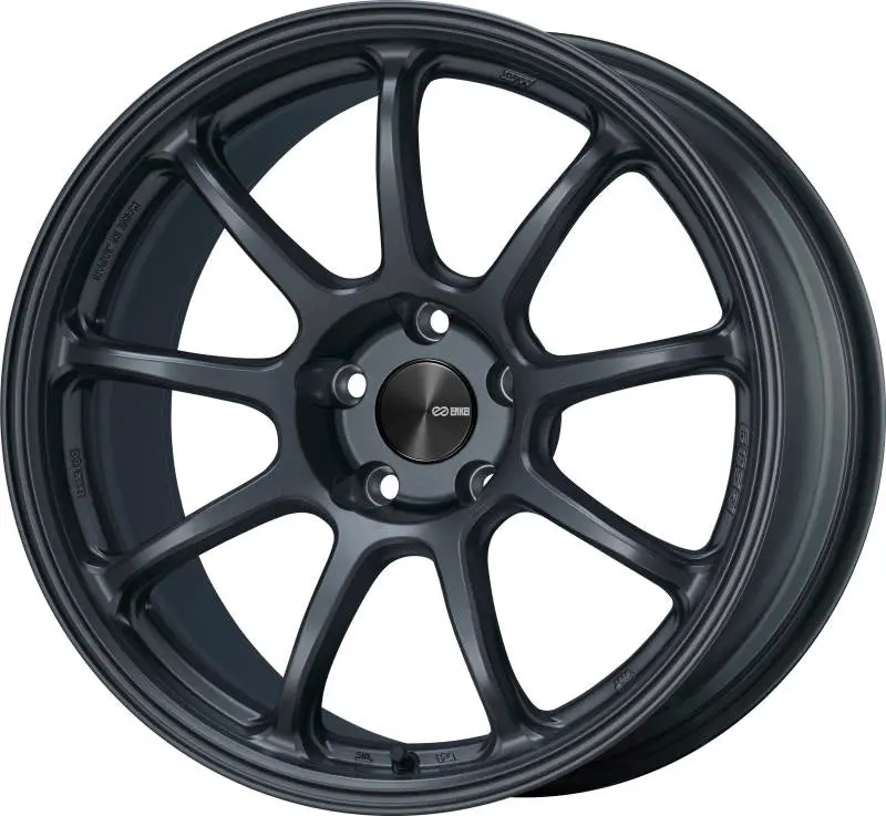 Enkei Pf09 Alloy Wheel – 17X7", 4X100 Bolt Pattern, 45Mm Offset, 75Mm Bore, Matte Gunmetal 1