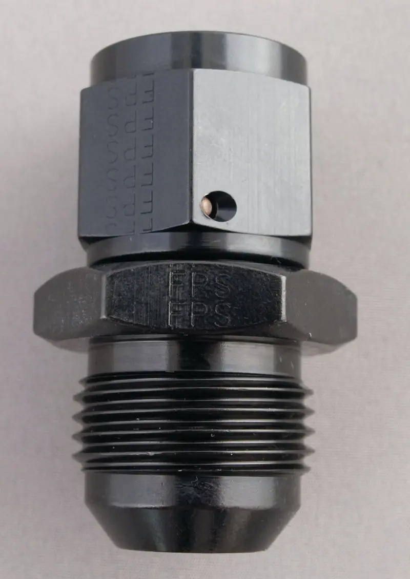 Fragola -16An To -10An Male Swivel Reducer Fitting – Black Anodized 1