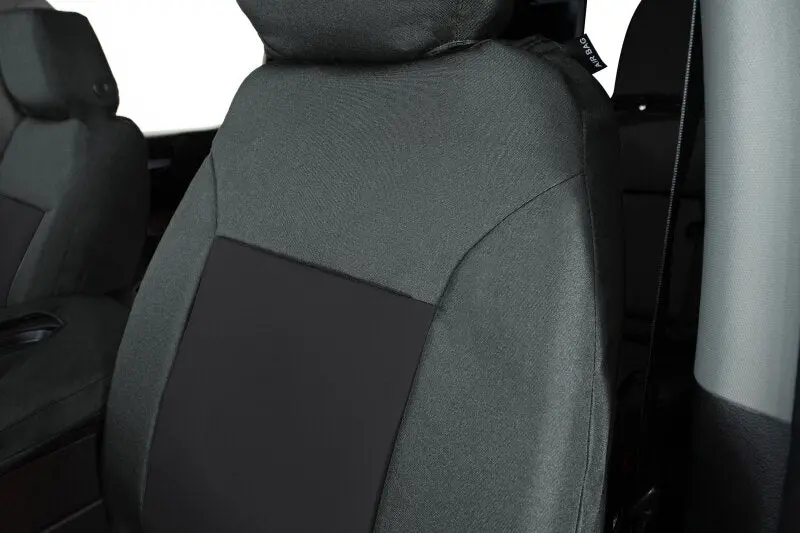 Covercraft Precisionfit Front Row Seat Covers For 2023–2024 Chevy Colorado & Gmc Canyon – Charcoal/Black Endura Fabric 1