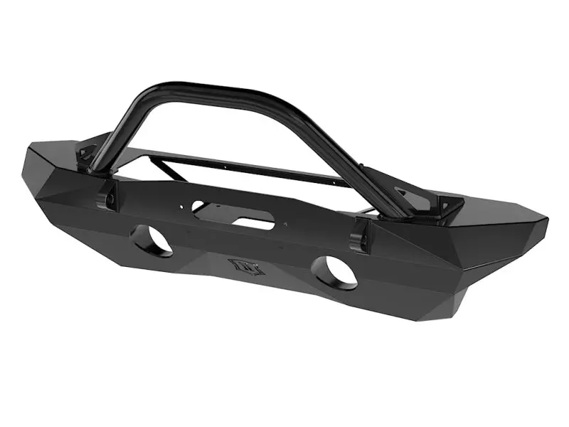 Icon 07-18 Jeep Wrangler Jk Pro Series Mid Width Front Recessed Winch Bumper W/Bar/Tabs 1