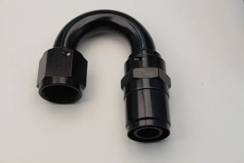 Fragola -12An Male 30-Degree Radial Hose Fitting – Race-Rite Crimp-On End 1