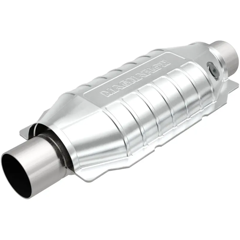 Magnaflow Universal Catalytic Converter – 2.5" Inlet, Single O2 Sensor Boss 1