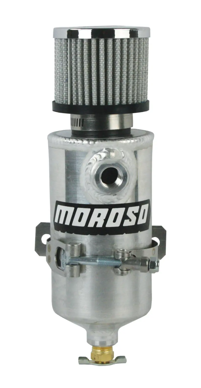 Moroso Dual-Port Aluminum Catch Can – Two 3/8" Npt Female Ports 1