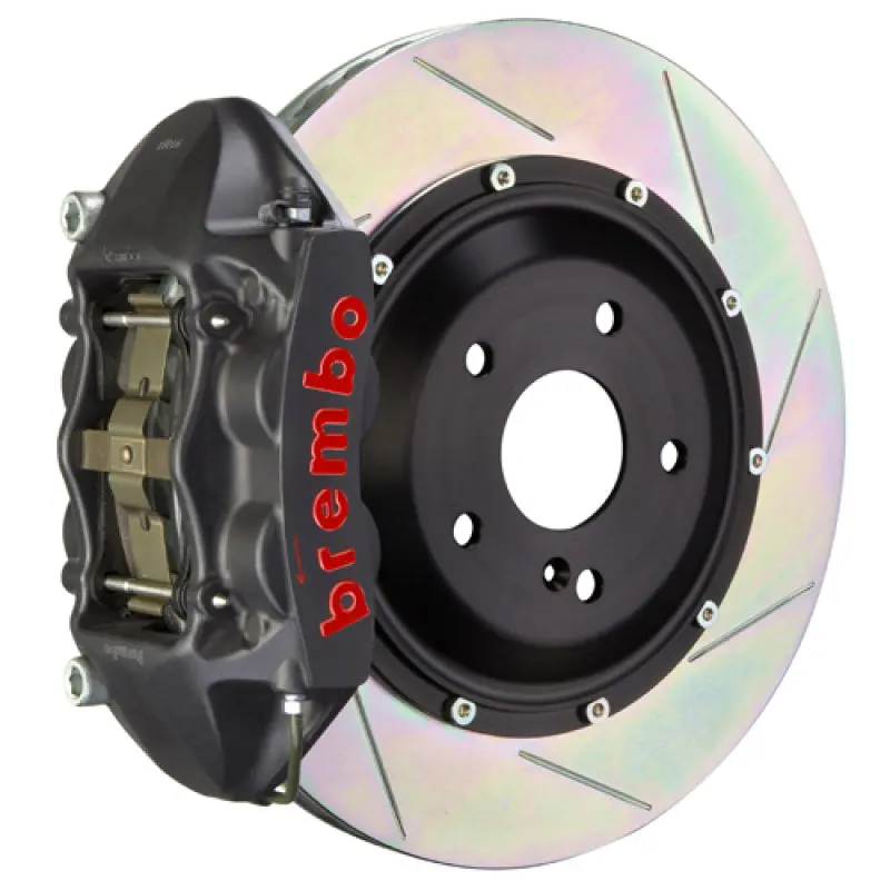 Brembo Gt Rear Brake Kit For 2008–2012 Maserati Quattroporte Gts – 4-Piston Calipers, 380X28Mm Slotted Rotors 1