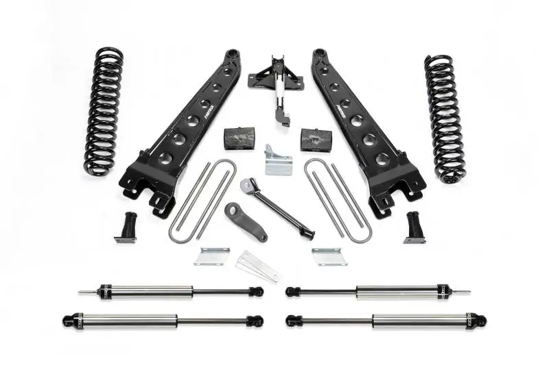Fabtech 6-Inch Radius Arm Lift System For 2011–2013 Ford F-450/F-550 4Wd – Includes Coilovers & Dual-Mode Shocks 1