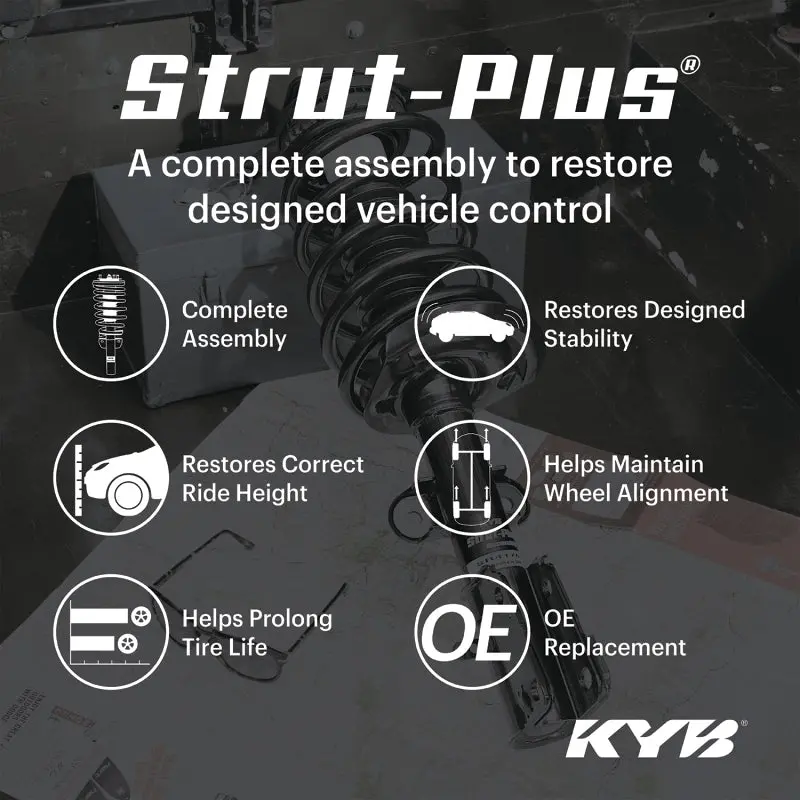 Kyb Strut-Plus Assembly – Front Left For 2017–2019 Honda Cr-V (1.5L L4) & 2020–2022 Cr-V (1.5L L4) 1