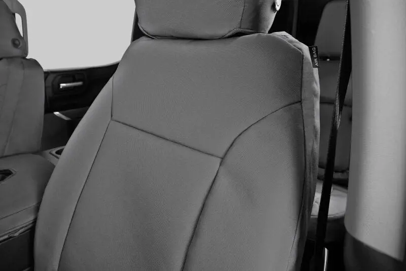 Covercraft Endura Precisionfit Seat Covers – Front Row, 2018–2024 Jeep Wrangler, Silver/Silver 1