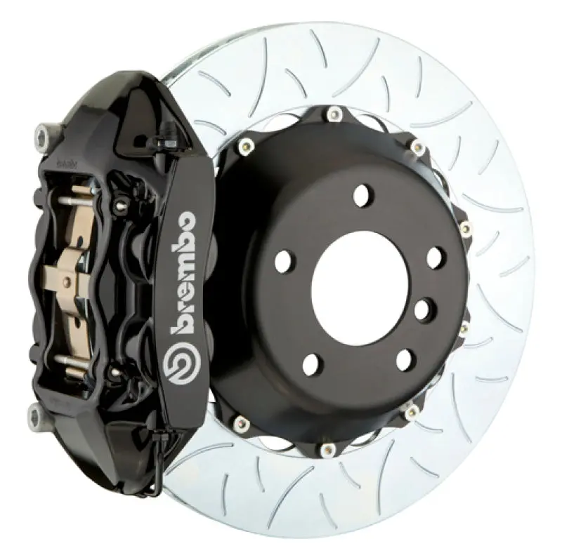 Brembo Gt Rear Brake Kit For 2009–2016 Porsche Panamera – 4-Piston Calipers, 380X28Mm Slotted Two-Piece Rotors 1